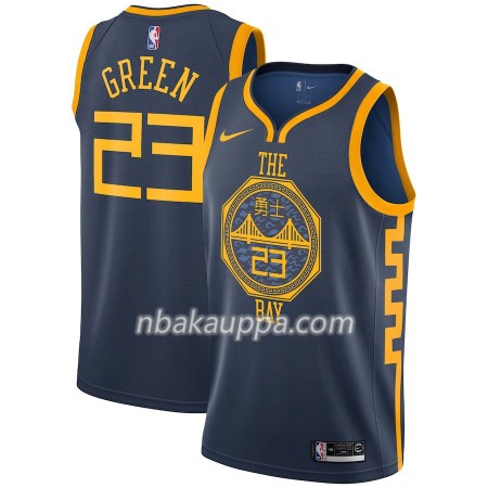 Golden State Warriors Draymond Green 23 2018-19 Nike City Edition Navy Pelipaidat Swingman - Miesten